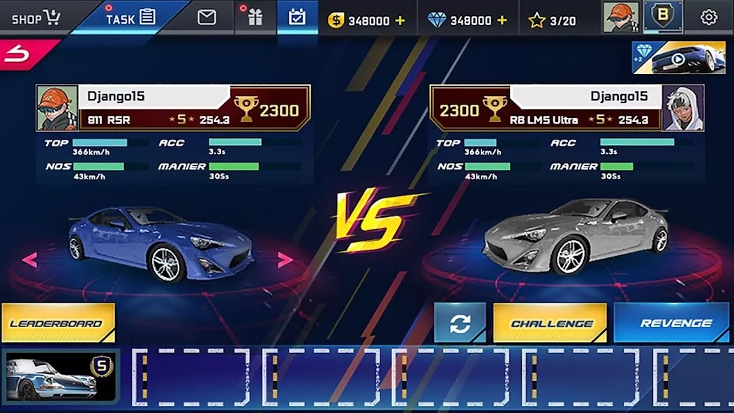 Скриншот Street Racing HD
