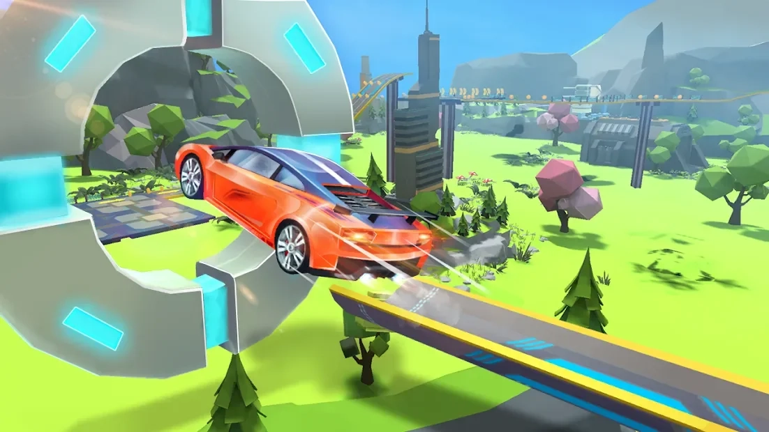 Скриншот Мега рампы - Galaxy Racer