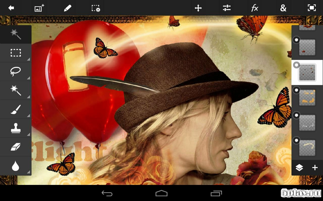 Скриншот Adobe Photoshop Touch
