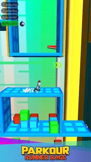 Скриншот Fun Run Parkour Race 3D