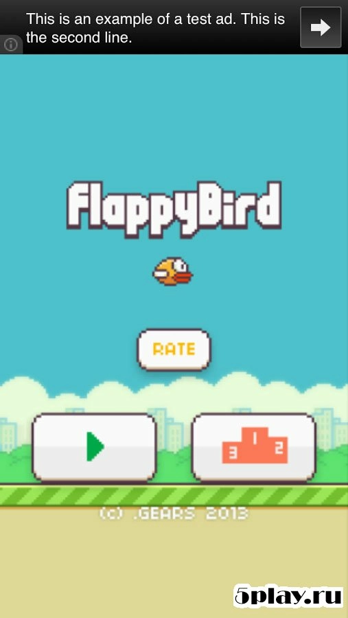Скриншот Flappy Bird