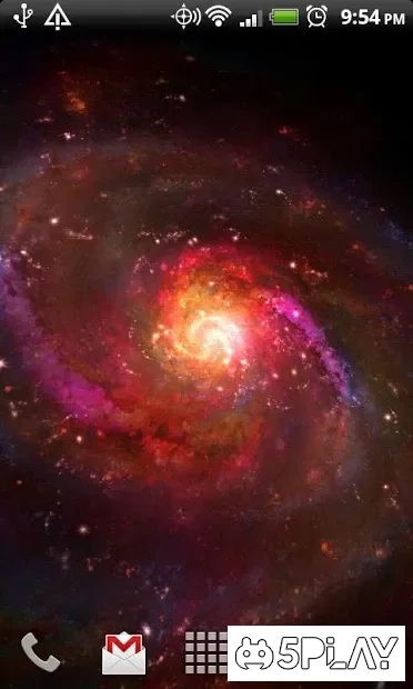 Скриншот Galactic Core Live Wallpaper