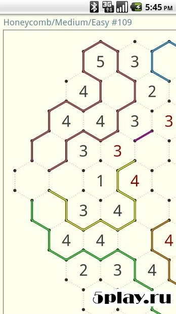 Скриншот Slitherlink