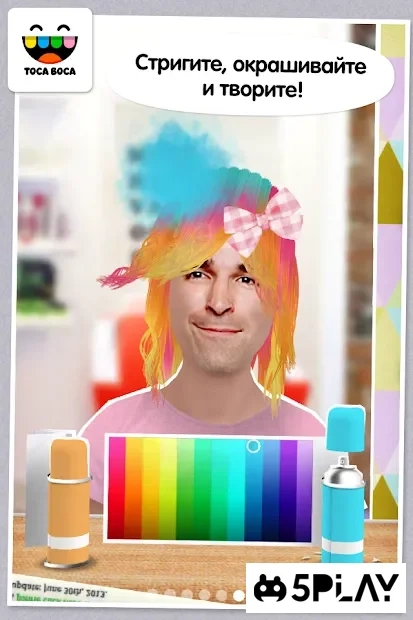 Скриншот Toca Hair Salon Me