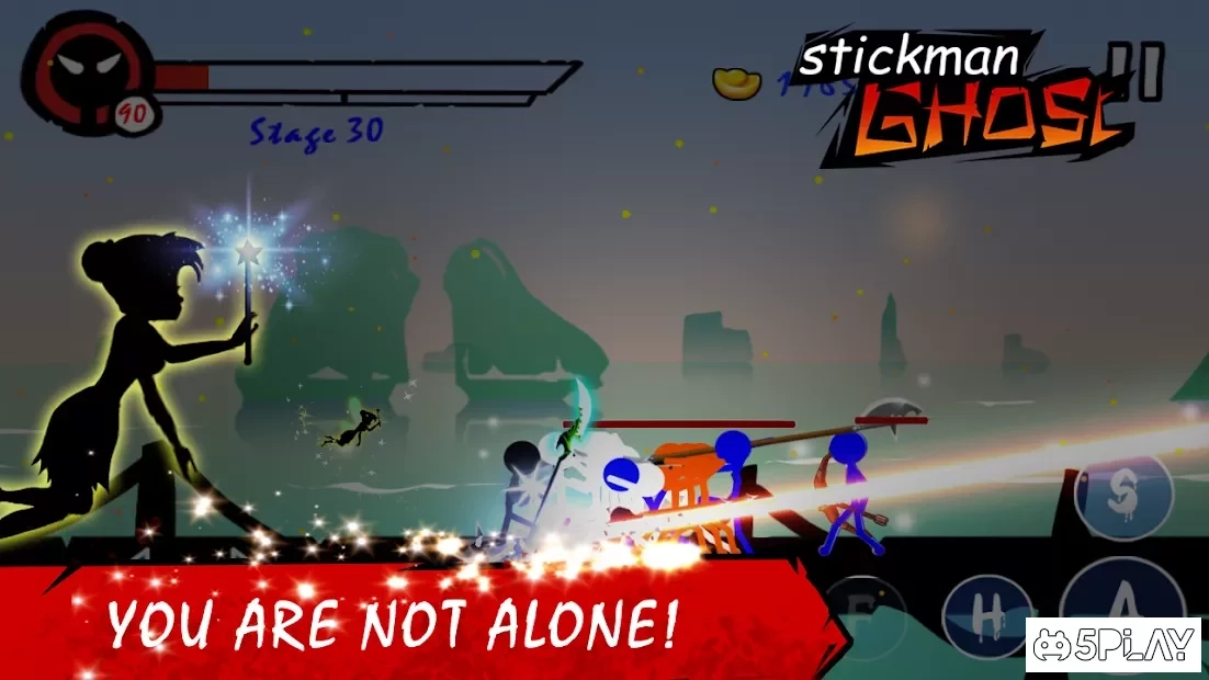 Скриншот Stickman Ghost: Ninja Warrior Action Offline Game