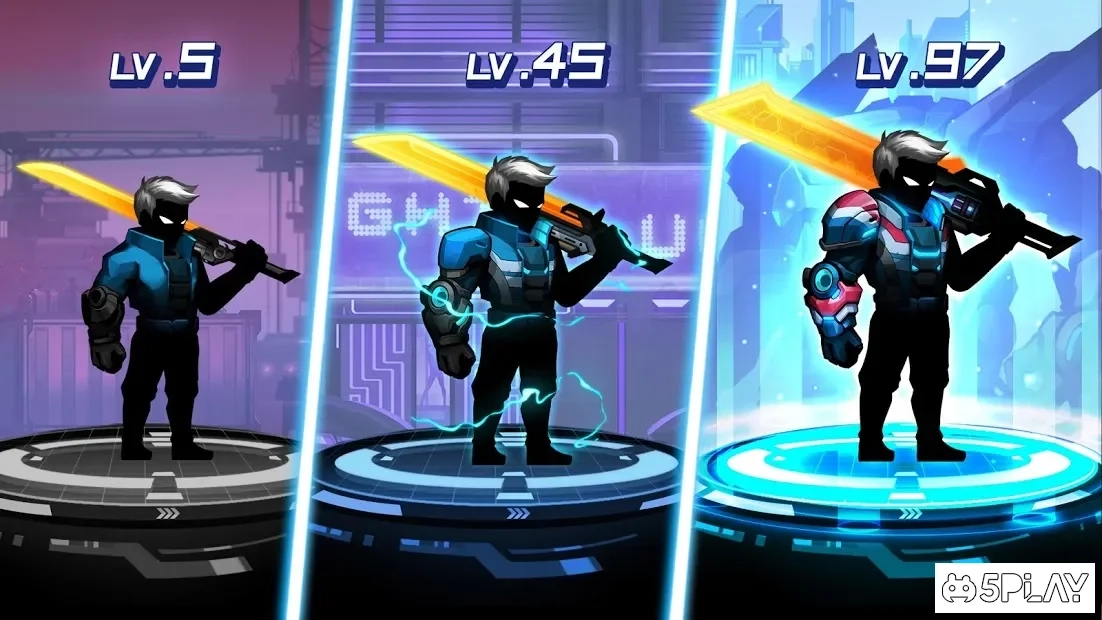 Скриншот Cyber Fighters: Stickman Cyberpunk Impact Fighting