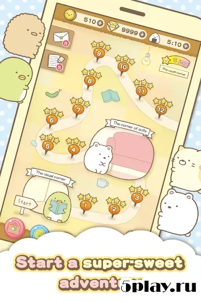 Скриншот Sumikko gurashi-Puzzling Ways