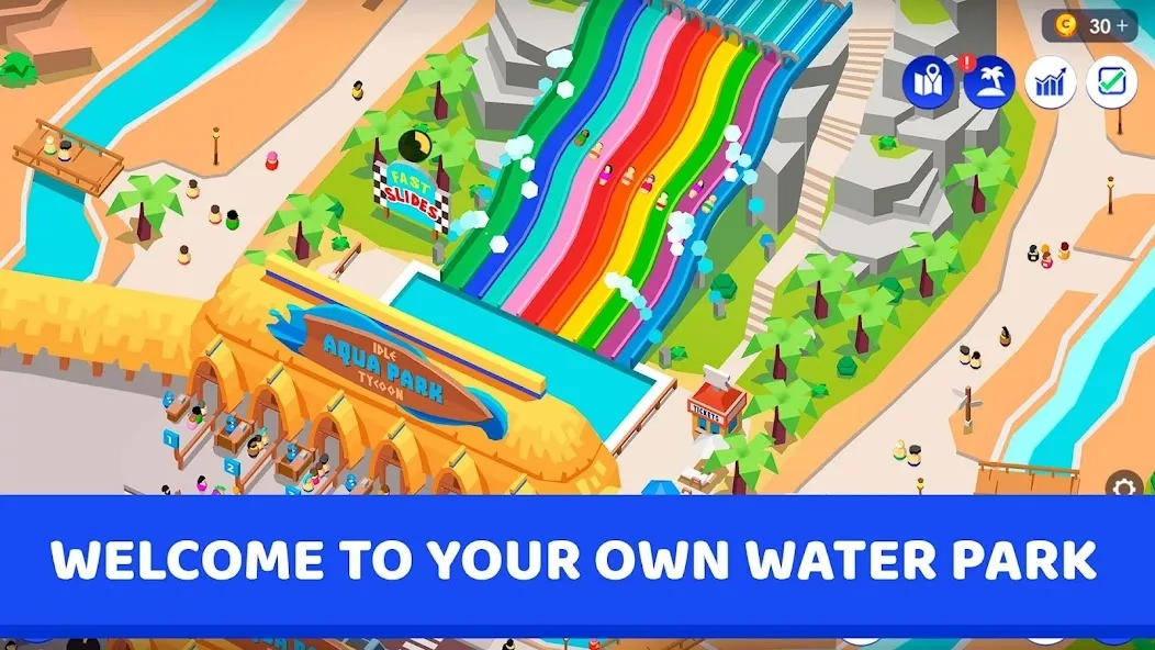 Скриншот Idle Theme Park Tycoon