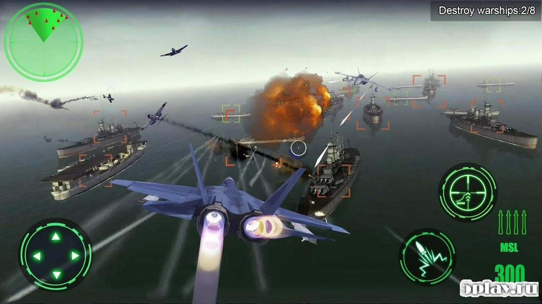 Скриншот Военный самолет 3d