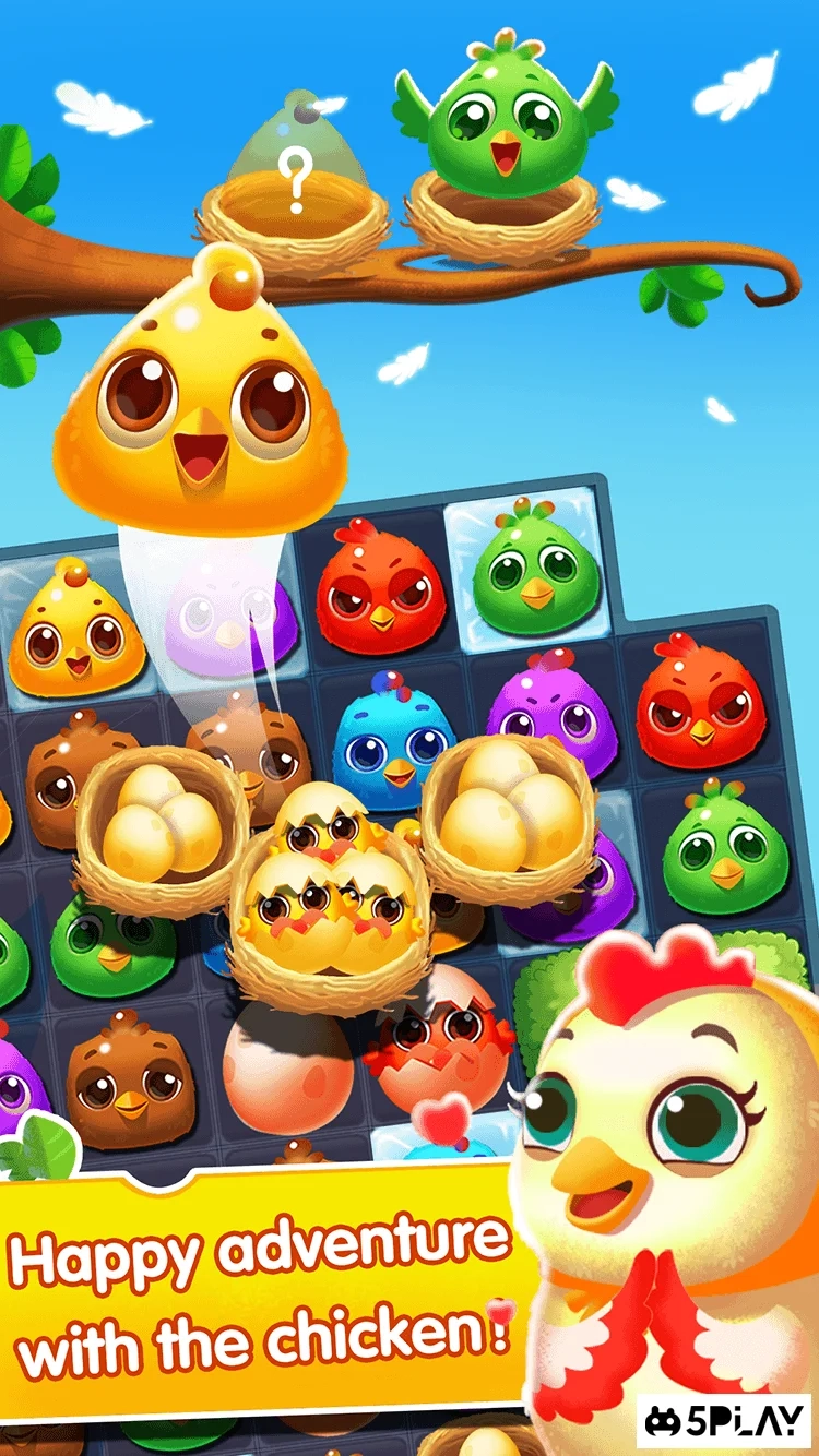 Скриншот Chicken Splash 2 - Collect Eggs & Feed Babies