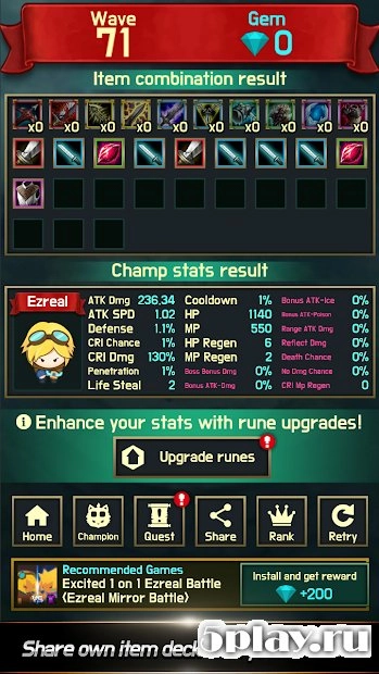 Скриншот LOL ITEM RANDOM DEFENSE