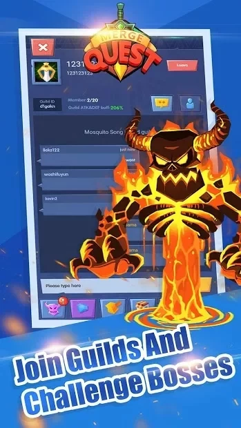 Скриншот Merge Quest - Craft & Idle RPG