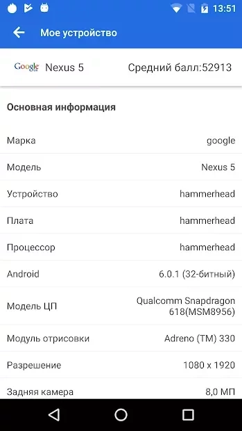 Скриншот AnTuTu Benchmark