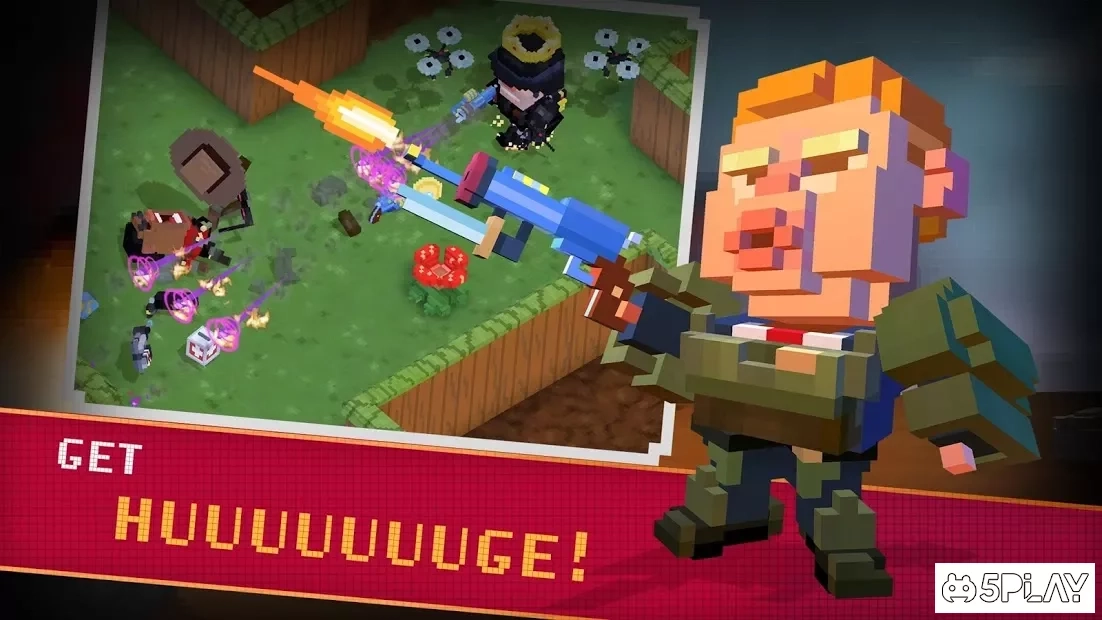 Скриншот Guns.io: Online Shooter 3D Block io Game