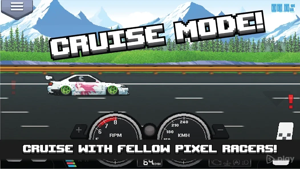 Скриншот Pixel Car Racer