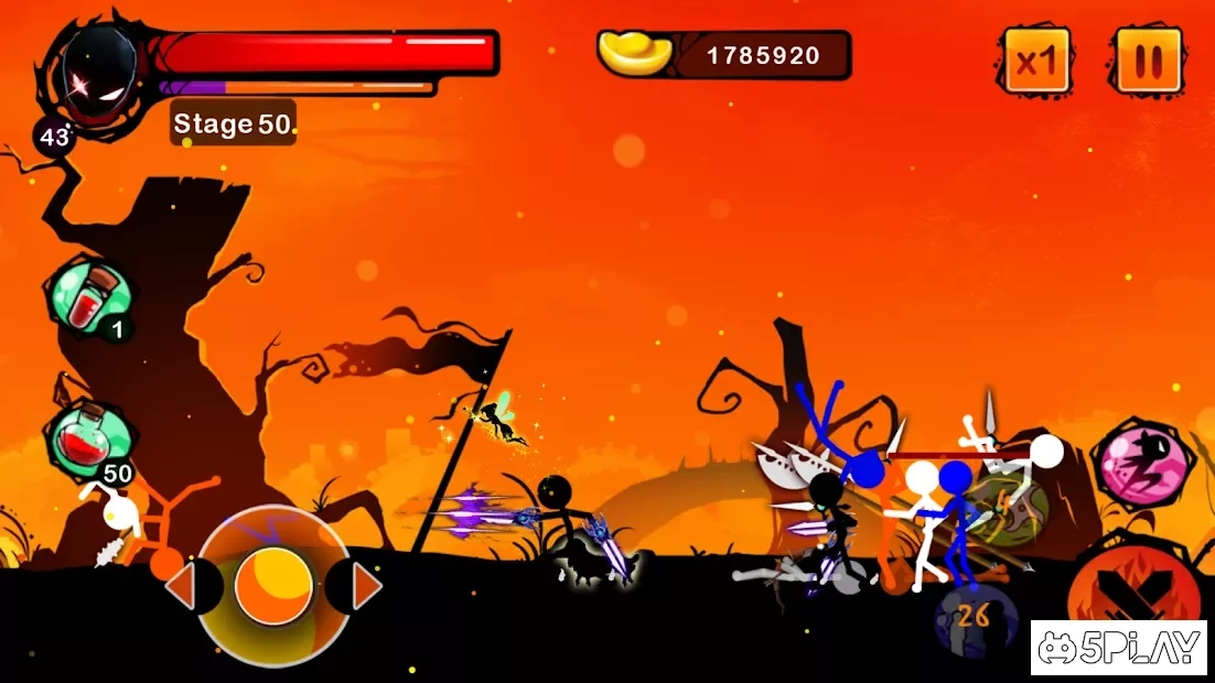 Скриншот Stickman Ghost: Ninja Warrior Action Offline Game