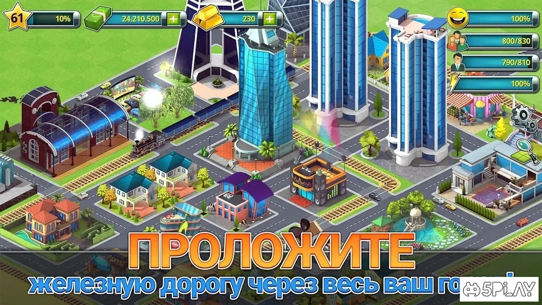 Скриншот Town Building Games: Tropic City Construction Game