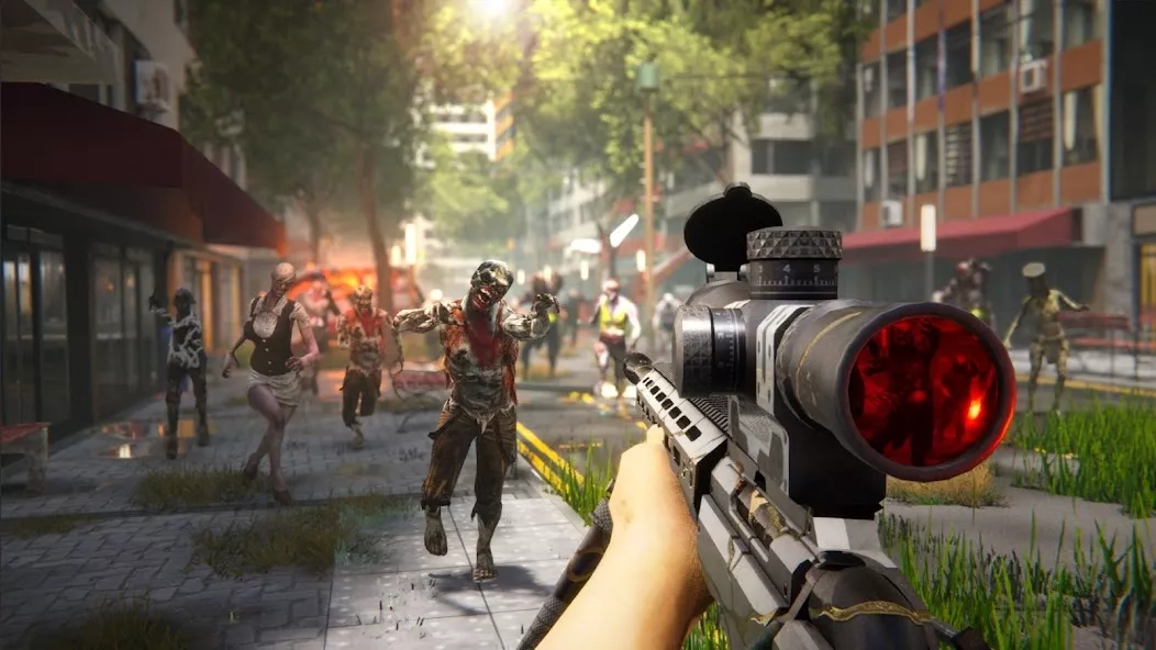 Скриншот SNIPER ZOMBIE 3D Game