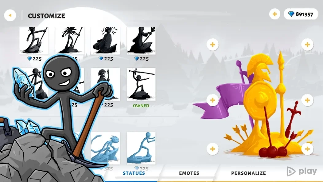 Скриншот Stick War: Saga
