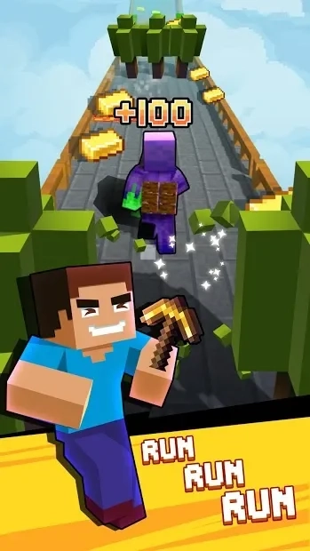 Скриншот Craft Runner – Miner Rush: строительство и крафт