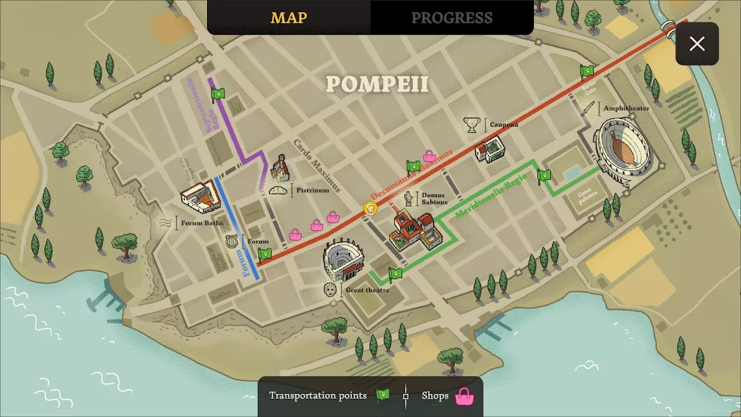 Скриншот Danger in Pompeii