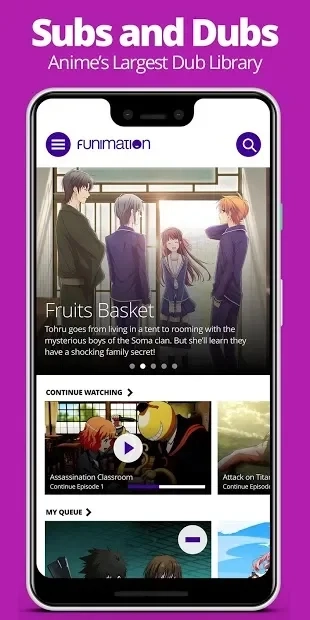 Скриншот Funimation