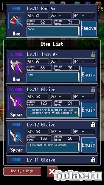 Скриншот Hack & Slash Hero - Pixel Action RPG