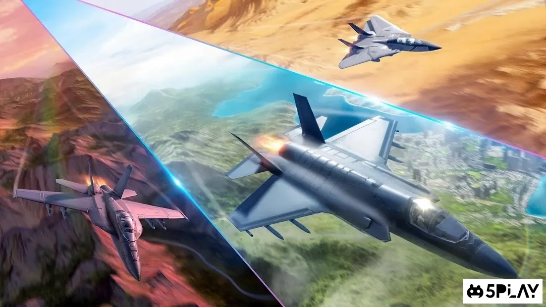 Скриншот Sky Combat: онлайн ПВП бои на самолётах 5х5