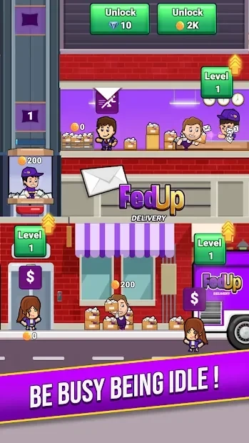 Скриншот FedUp Delivery Idle Tycoon