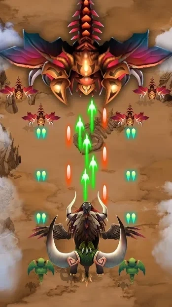 Скриншот Dragon shooter - Dragon war - Arcade shooting game