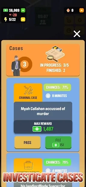Скриншот Idle Law Firm: бизнес-игра