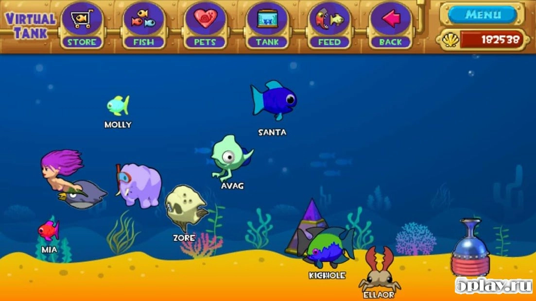 Скриншот InseAqurium Deluxe - Feed Fishes! Fight Aliens!