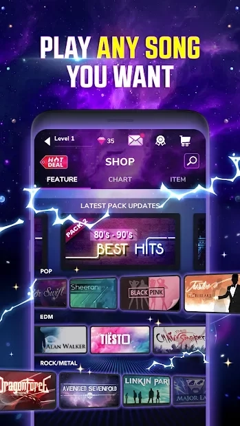 Скриншот Tap Tap Reborn 2: Popular Songs