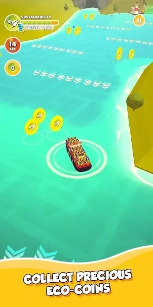 Скриншот The Sea Rider - Steer the Ship and Save the Nature
