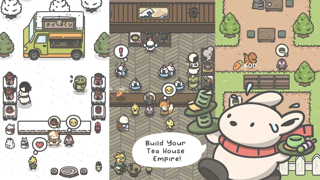 Скриншот Tsuki Tea House: Idle Journey
