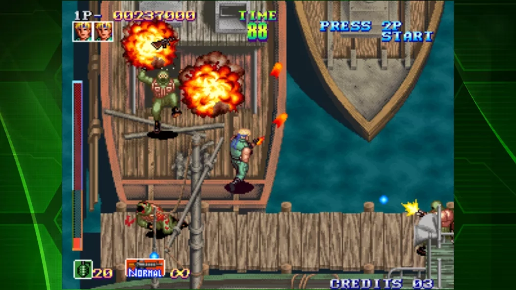 Скриншот SHOCK TROOPERS ACA NEOGEO
