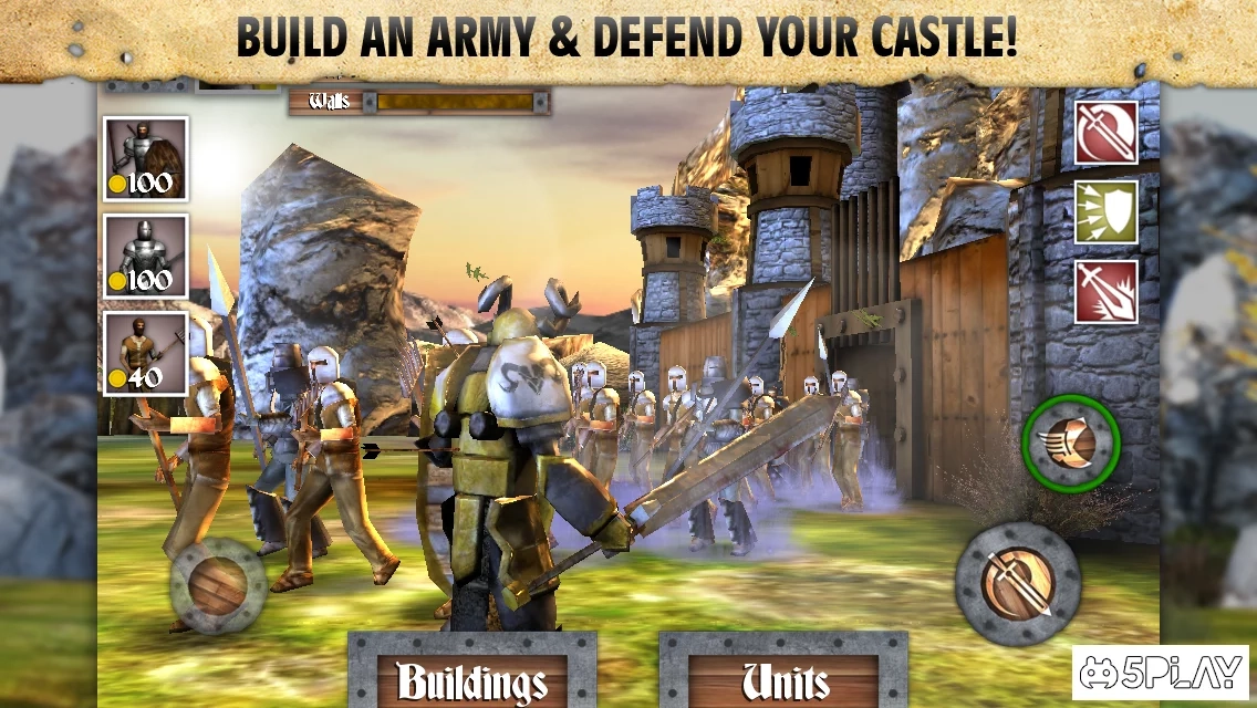 Скриншот Heroes and Castles
