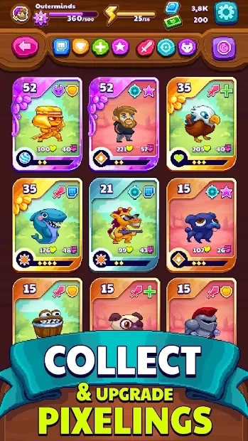 Скриншот PewDiePie's Pixelings - Idle RPG Collection Game