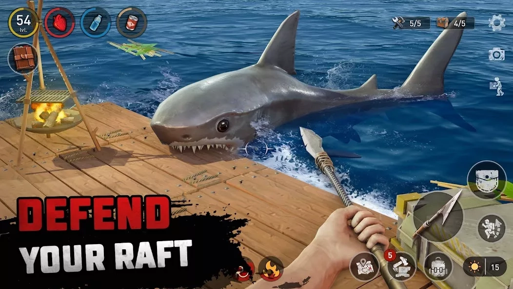 Скриншот Raft Survival: Ocean Nomad – Simulator