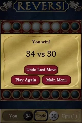 Скриншот Reversi