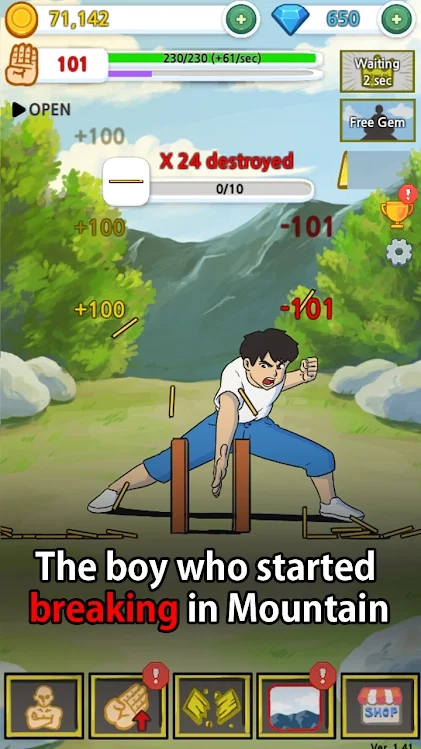 Скриншот Tap Tap Breaking: Break Everything Clicker Game