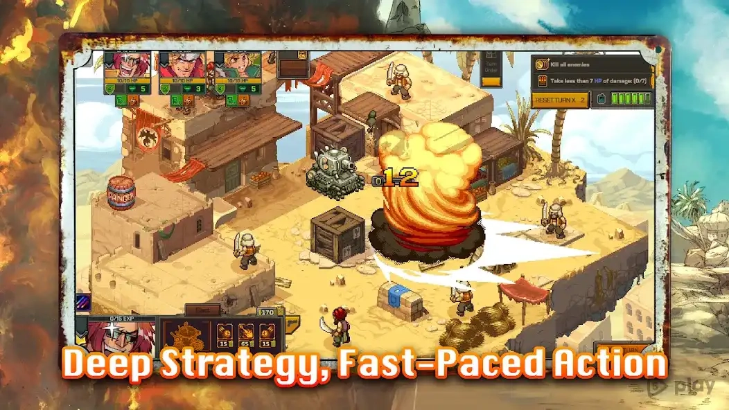 Скриншот Crunchyroll: Metal Slug Tactics