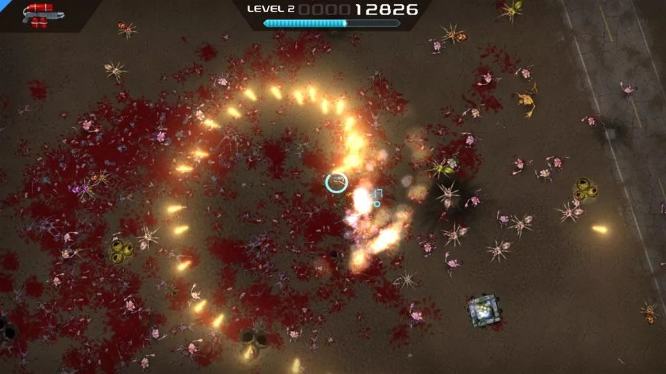 Скриншот Crimsonland