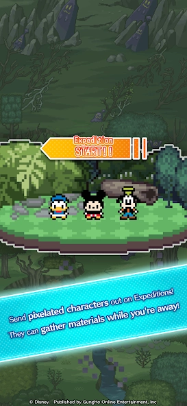 Скриншот Disney Pixel RPG