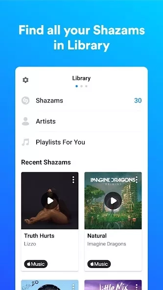 Скриншот Shazam