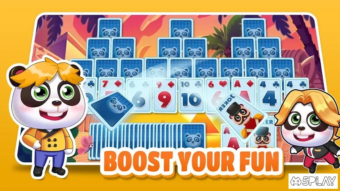 Скриншот Solitaire Idle Panda