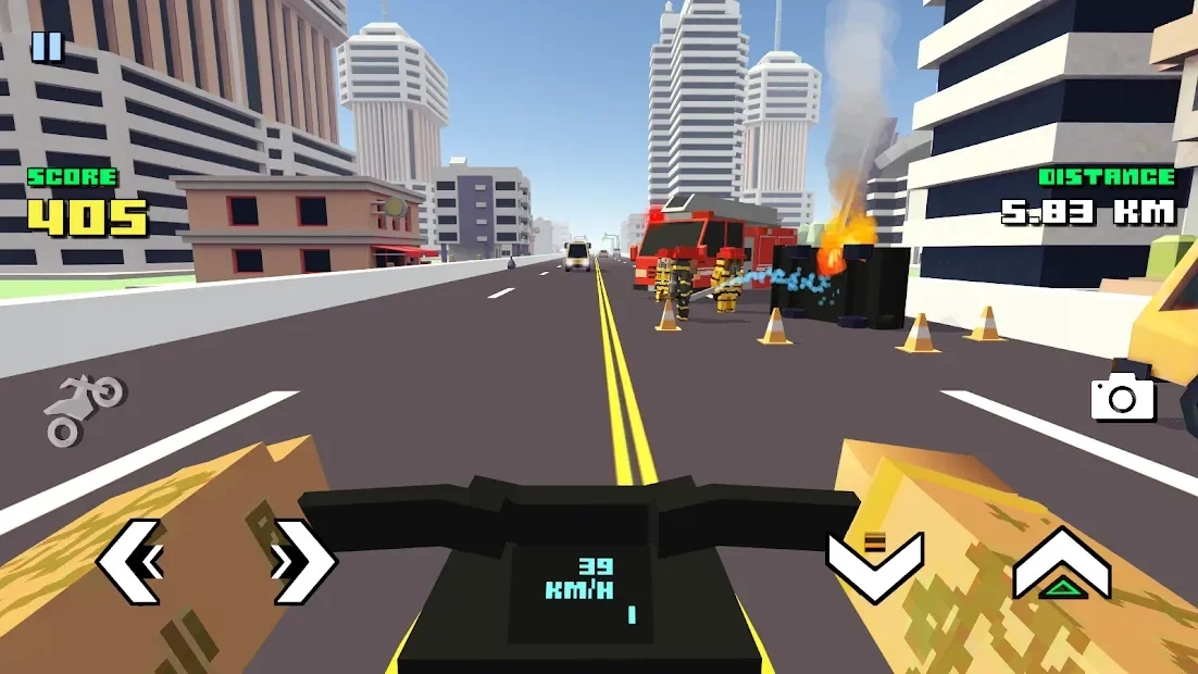 Скриншот Blocky Moto Racing ? - мотоцикл симулятор
