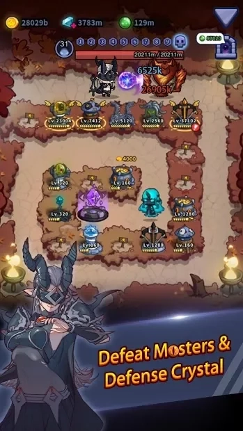 Скриншот Idle Defense: Dark Forest