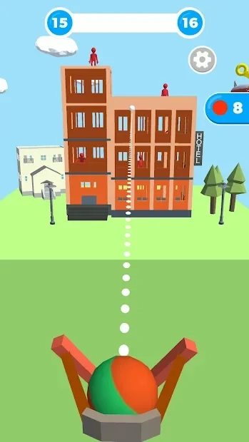 Скриншот Slingshot Smash: Shooting Range