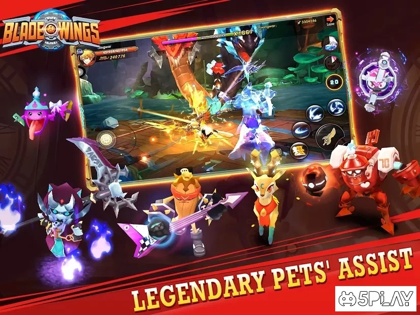Скриншот Blade & Wings: Future Fantasy 3D Anime MMORPG Game